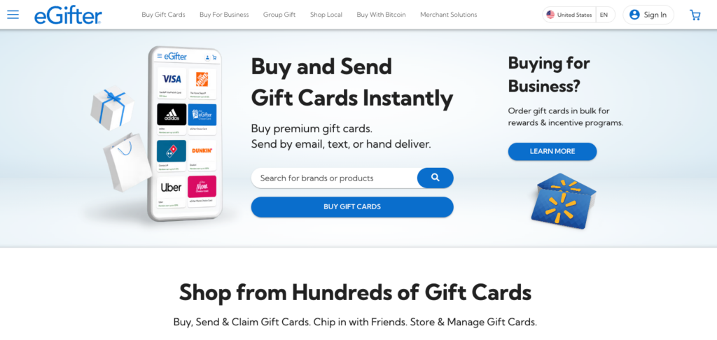 e gifter card online