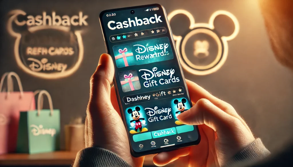 how to earn disney gift cards cashback