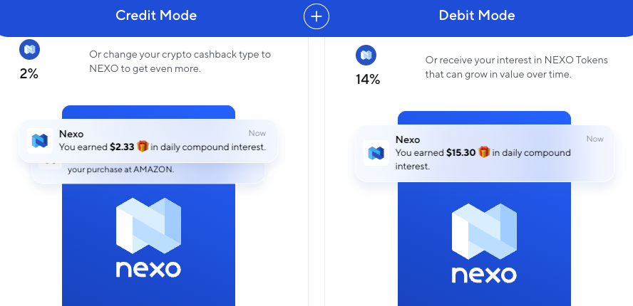 nexo card pros